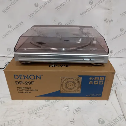 BOXED DENON DP-29F TURNTABLE