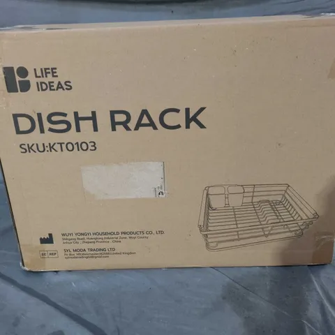 LIFE IDEAS DISH RACK – BOXED (KT0103)