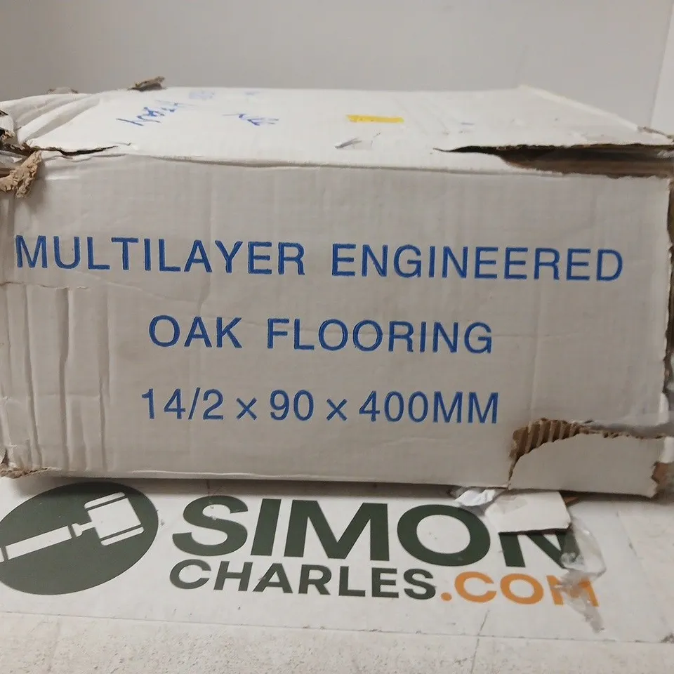 MULTILAYER ENGINEERED OAK FLOORING – 14/2 X 90 X 400 MM – BOXED