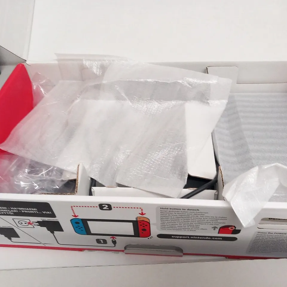 BOXED NINTENDO SWITCH HANDHELD GAMES CONSOLE