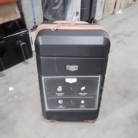 SMALL CABIN BAG BLACK & BROWN