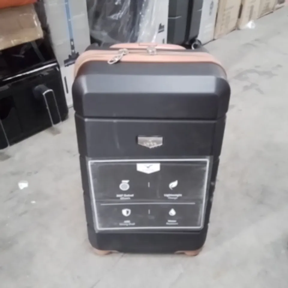 SMALL CABIN BAG BLACK & BROWN