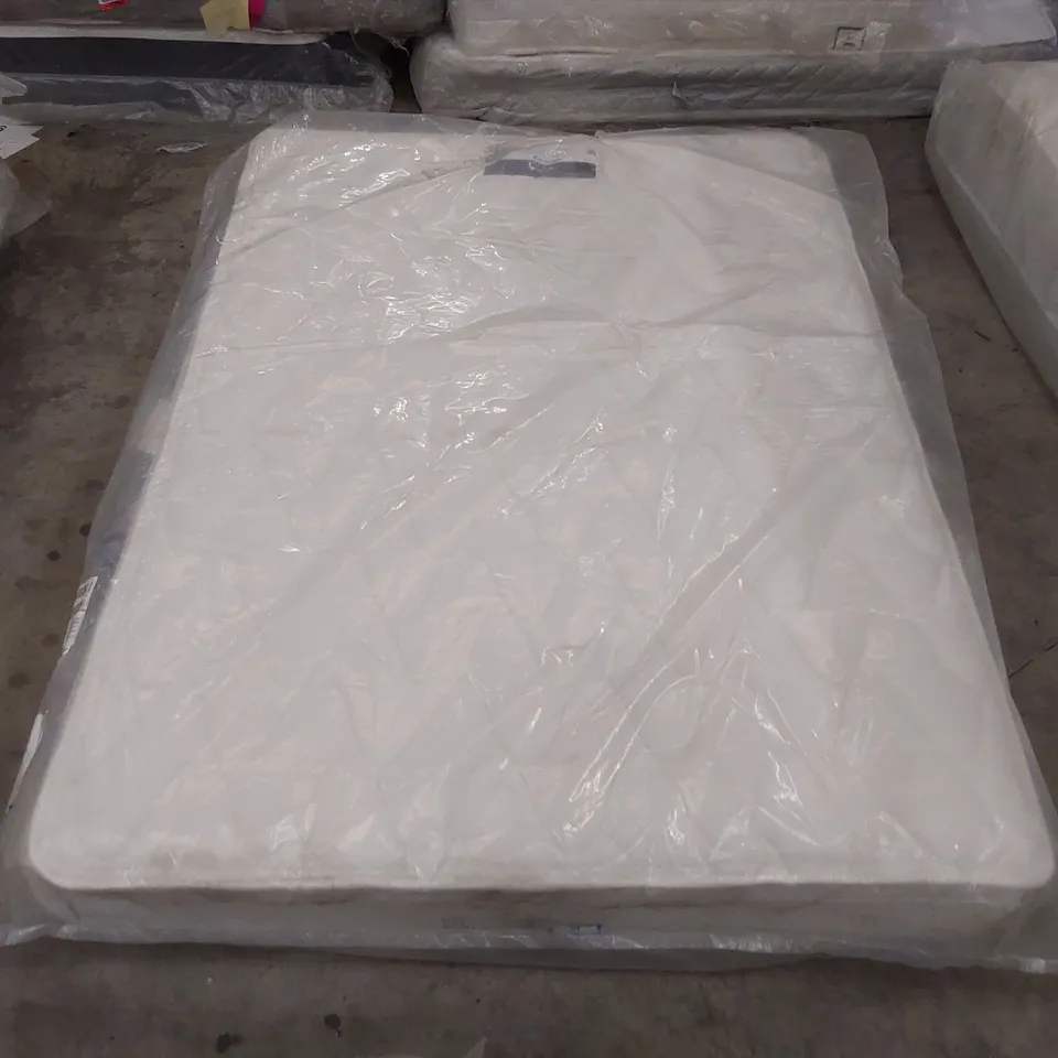QUALITY BAGGED 4'6" DOUBLE SILENTNIGHT MIRACOIL SPRUNG PIPPA ULTIMATE PILLOWTOP FIRM MATTRESS RRP £429