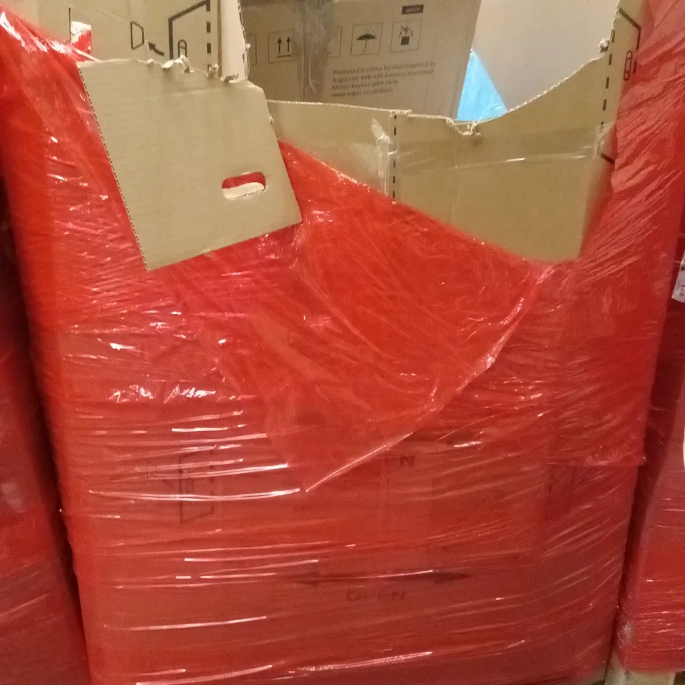 PALLET OF ASSORTED HOUSEHOLD GOODS AND PRODUCTS TO INCLUDE;PET FEEDER,DOG FENCE,PULL UP BAR