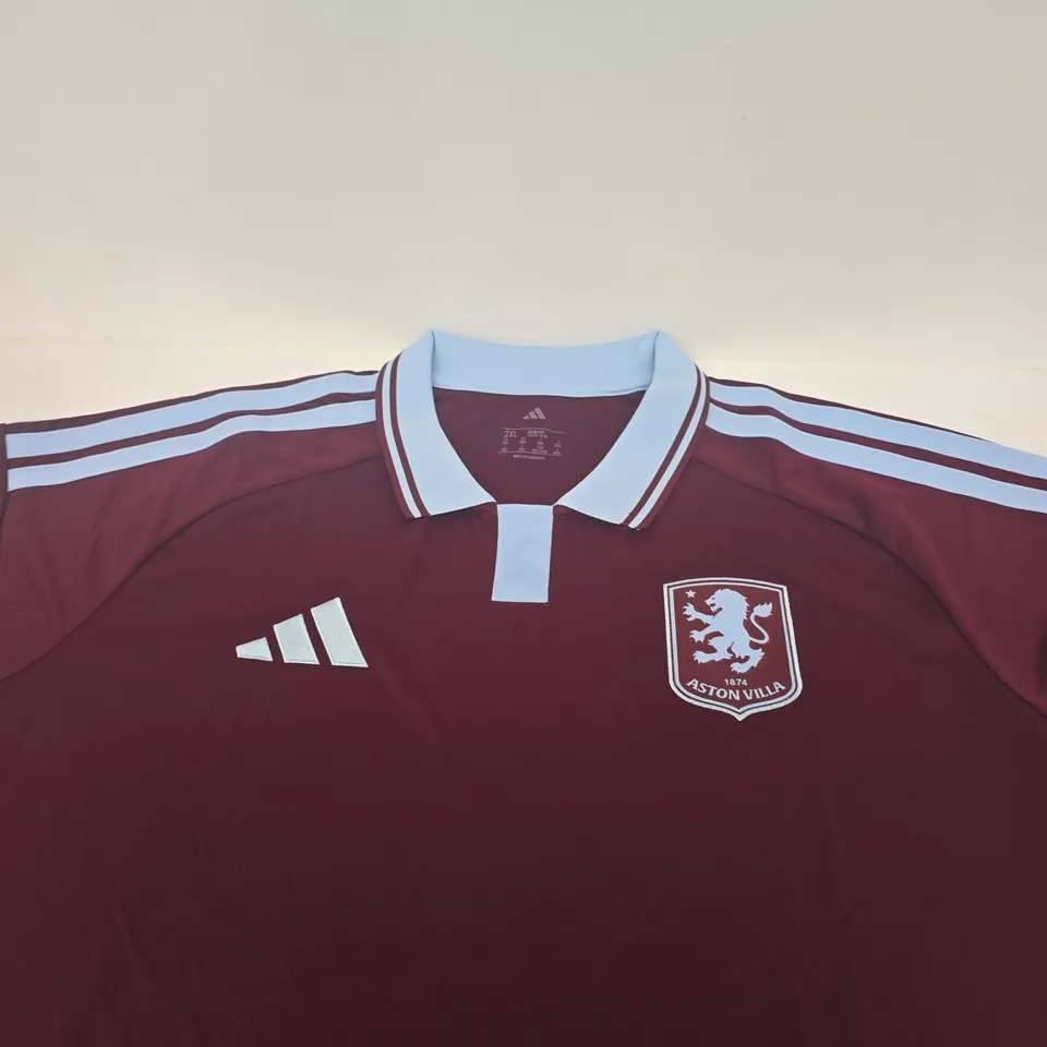 ASTON VILLA FC FOOTBALL JERSEY – SIZE 2XL