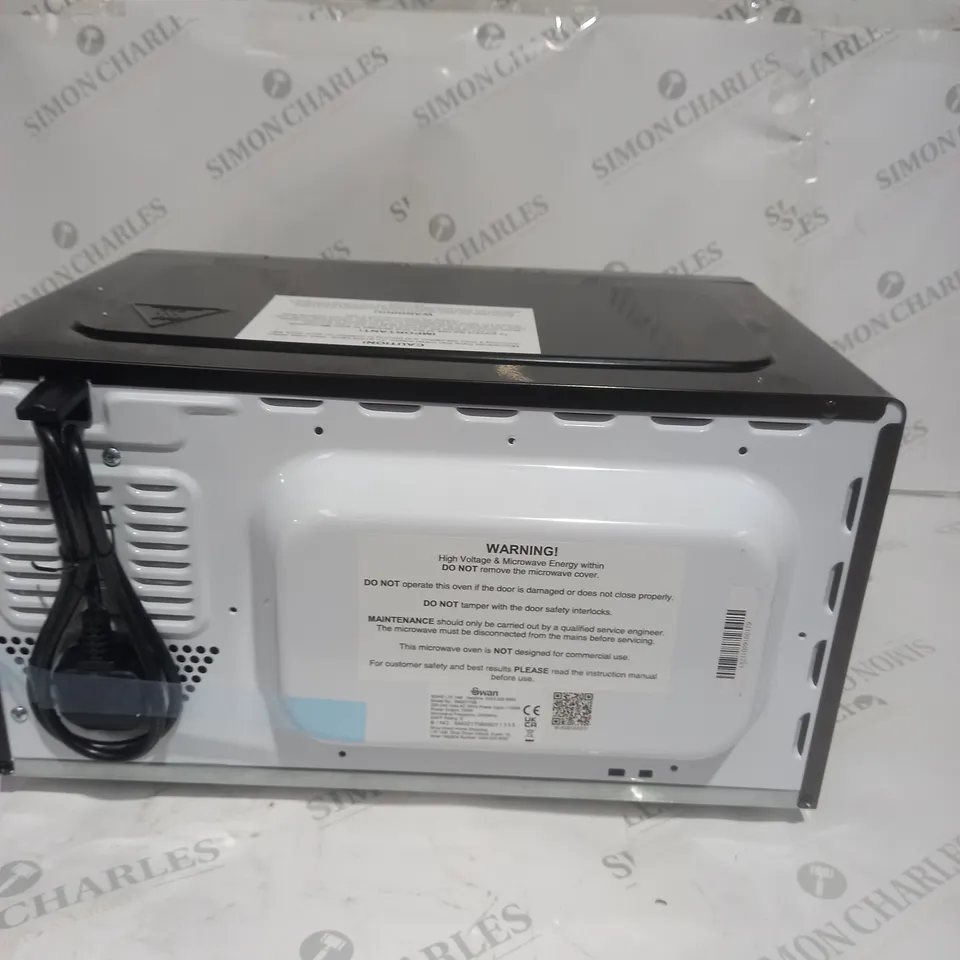 SWAN 20L 700W MANUAL MICROWAVE, BLACK RRP £54