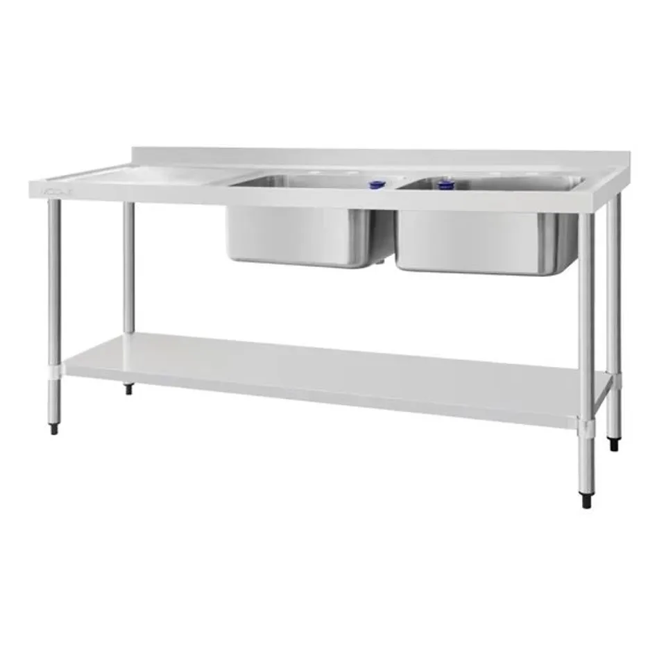 BOXED VOGUE DOUBLE SINK LEFT HAND DRAINER (1 BOX)