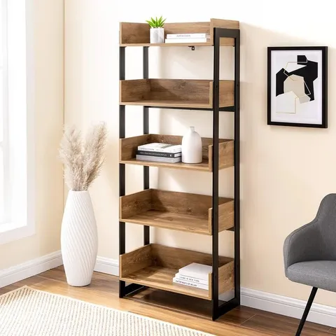 JAYLYNN 162.5CM H X 63.5CM W ETAGERE BOOKCASE
