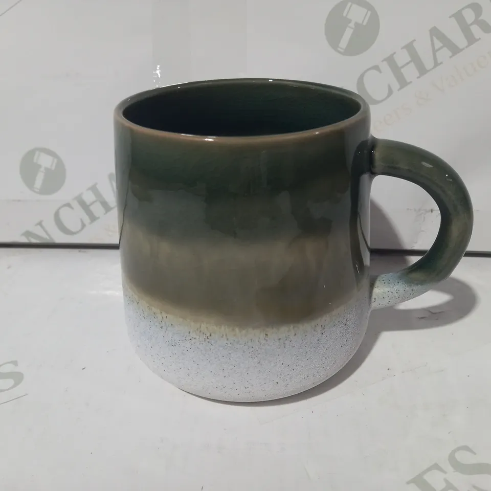 SASS & BELLE MOJAVE GLAZE GREEN MUG