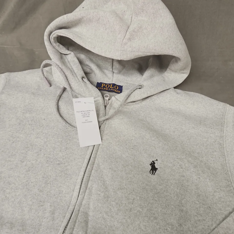 POLO RALPH LAUREN FULL ZIP HOODED JACKET - SIZE M