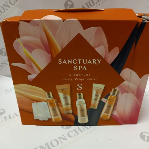 BOXED SANCTUARY SPA SIGNATURE PERFECT PAMPER PARCEL GIFT SET