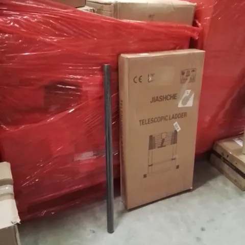 PALLET OF ASSORTED HOUSEHOLD GOODS AND PRODUCTS TO INCLUDE;PREMIUM WINDOW FILM,STEP LADDER 