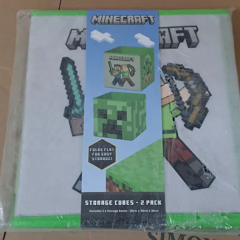 MINECRAFT 2-PACK OF STORAGE CUBES