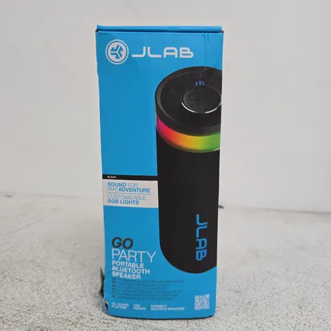 JLAB GO PARTY PORTABLE BLUETOOTH SPEAKER – BOXED 