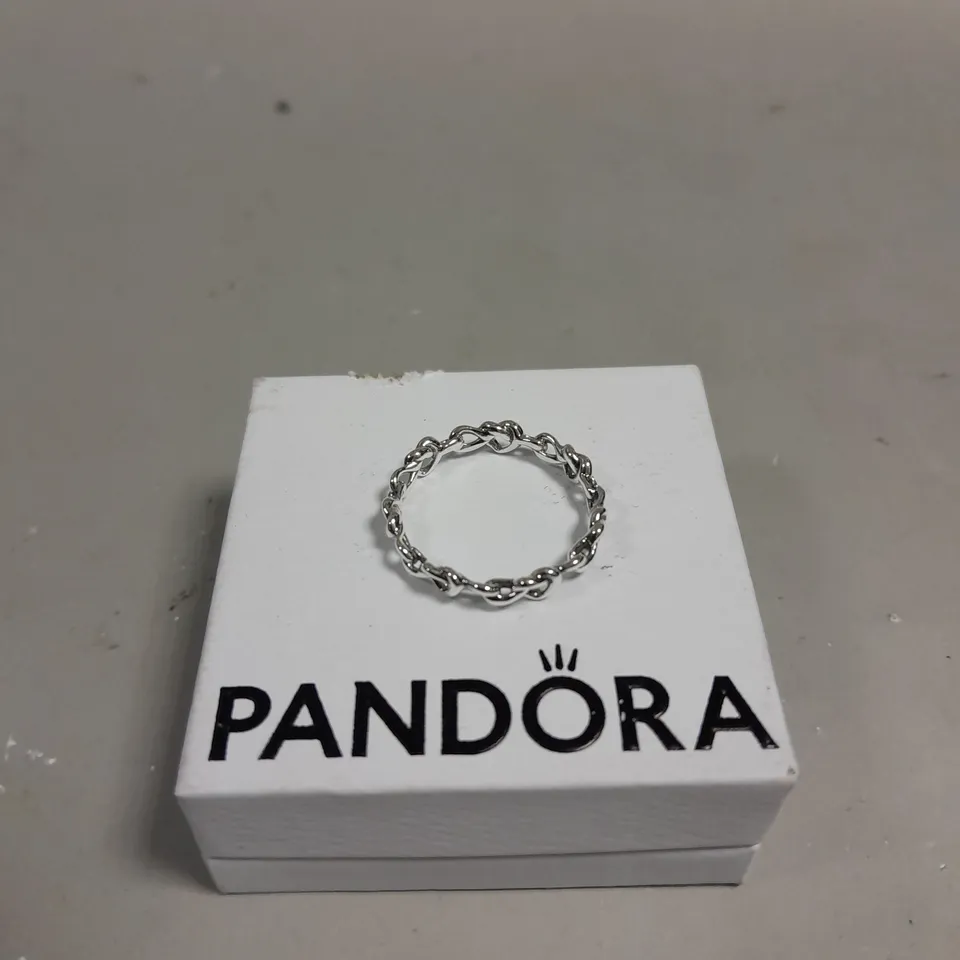 PANDORA KNOTTED HEARTS RING