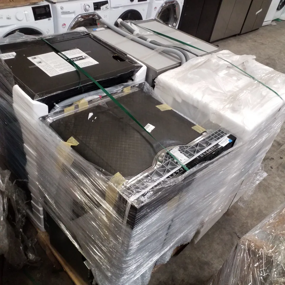 PALLET OF APPROXIMATELY 4 UNPROCESSED RAW RETURN WHITE GOODS TO INCLUDE;