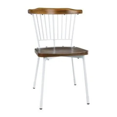 BOXED BOLERO FB870- 2 PACK - SCANDI SIDE CHAIRS - WHITE