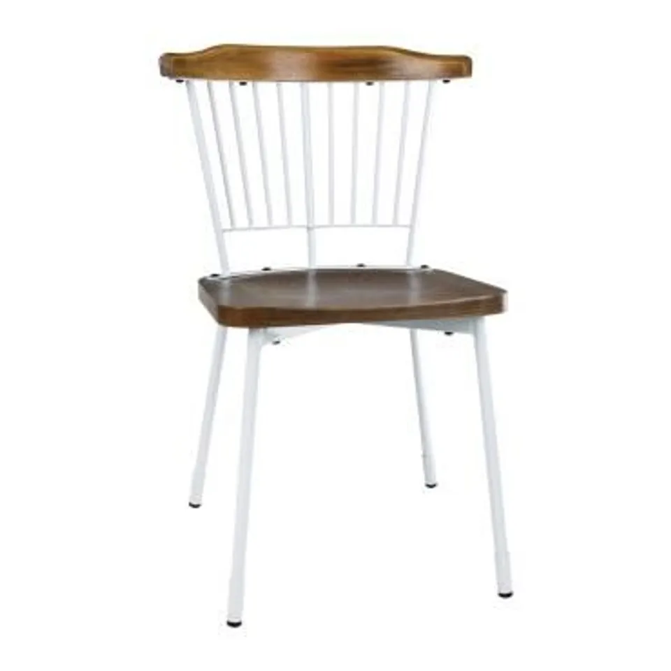 BOXED BOLERO FB870- 2 PACK - SCANDI SIDE CHAIRS - WHITE