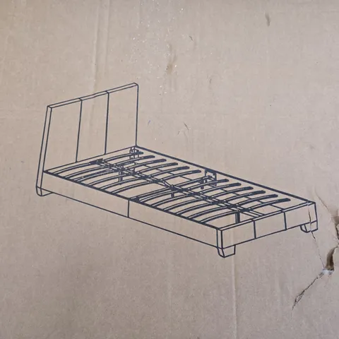 BOXED RILEY FABRIC SINGLE BED FRAME - COLLECTION ONLY