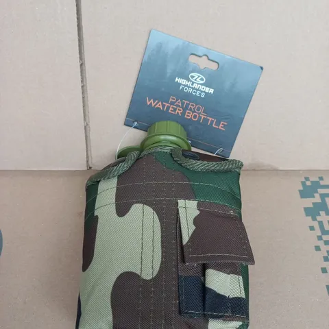 HIGHLANDER FORCES PATROL WATER BOTTLE WITH CAMOUFLAGE POUCH