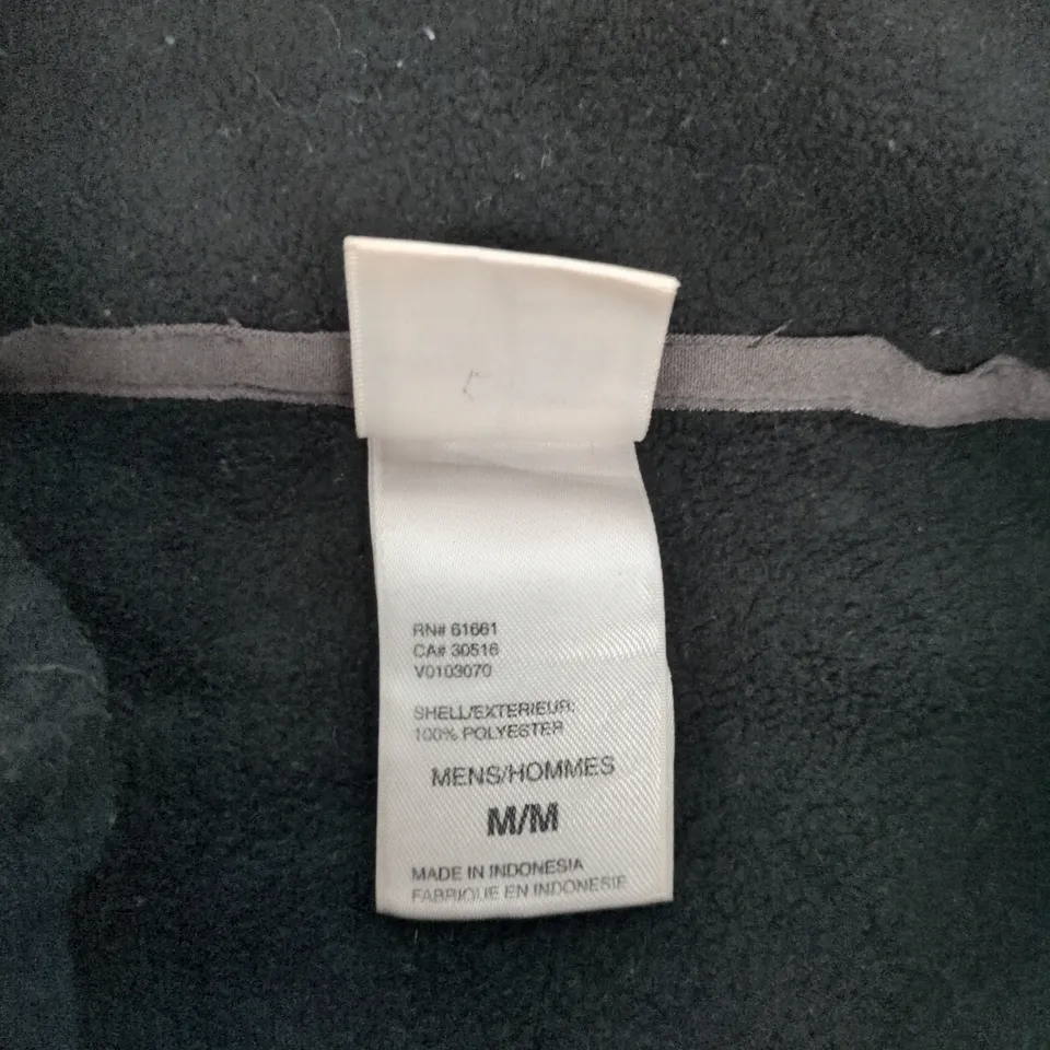 THE NORTH FACE FLEECE JACKET – BLACK – MEN'S MEDIUM