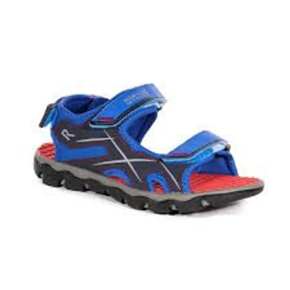 BRAND NEW BOXED REGATTA KOTA DRIFT JUNIOUR SHOES IN ENAMEL & FIERY CORAL - UK KIDS 12
