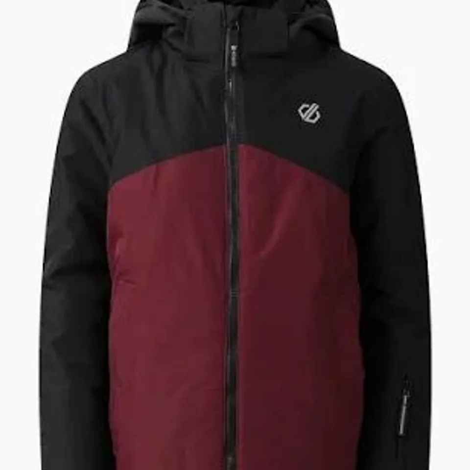 BRAND NEW DARE2BE IMPOSE V JACKET IN BLACK AND FIG - UK 14 YRS
