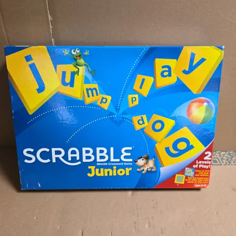 SCRABBLE JUNIOR BOARD GAME – BOXED