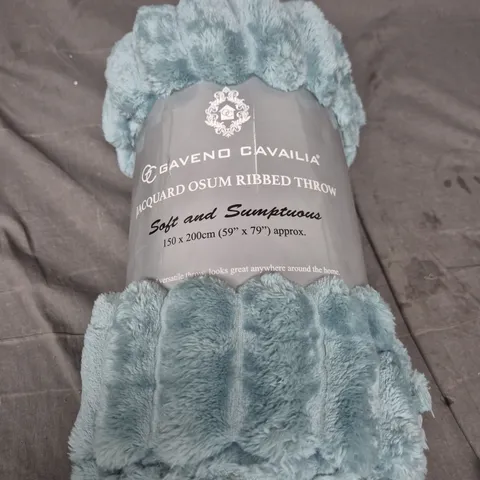 JACQUARD OSUM RIBBED THROW - 150X200CM