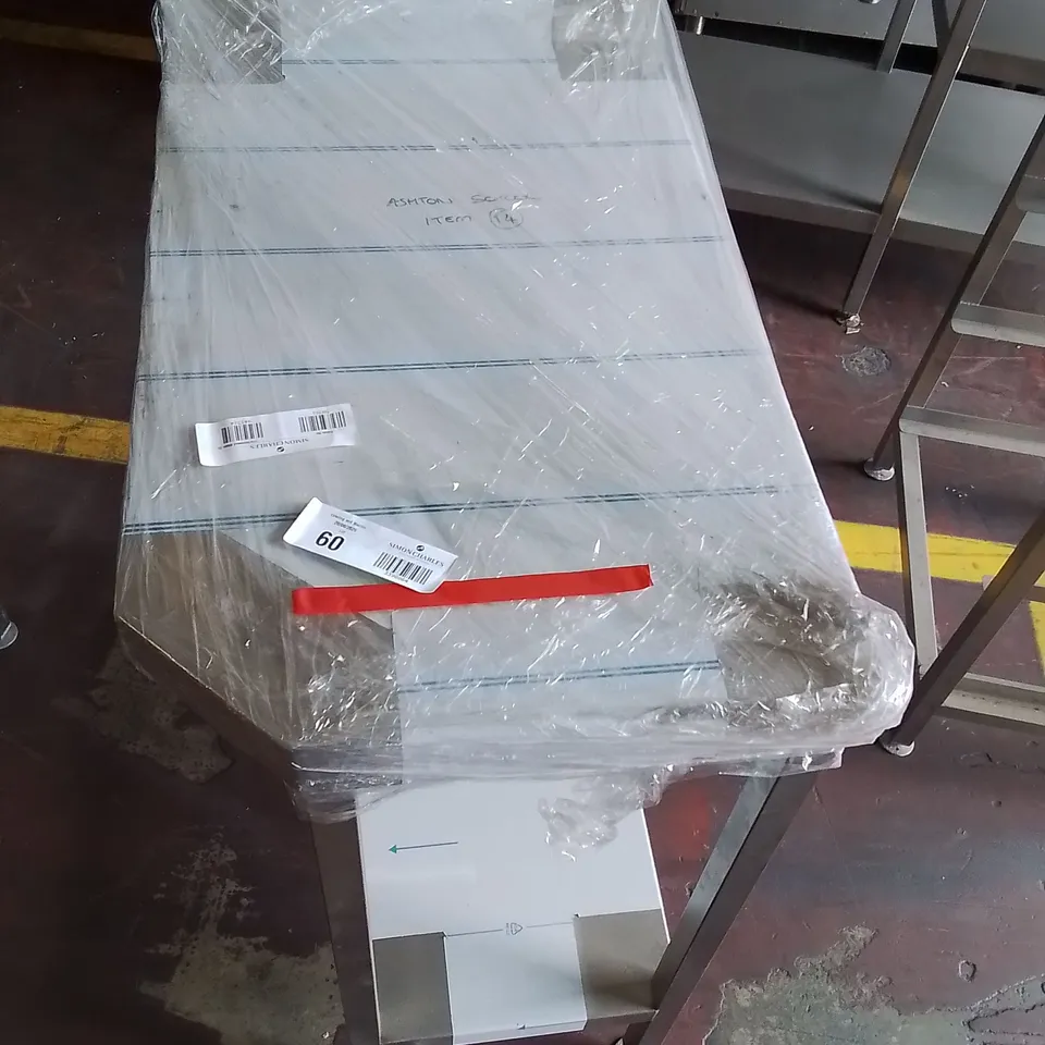 STAINLESS STEEL INDUSTRIAL CATERING WORKTOP/COUNTER