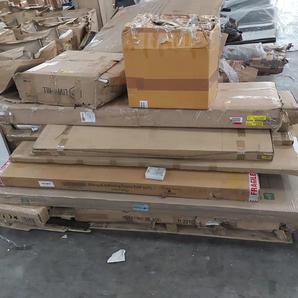 PALLET TO CONTAIN ASSORTED BOXED FURNITURE AND FURNITURE PARTS