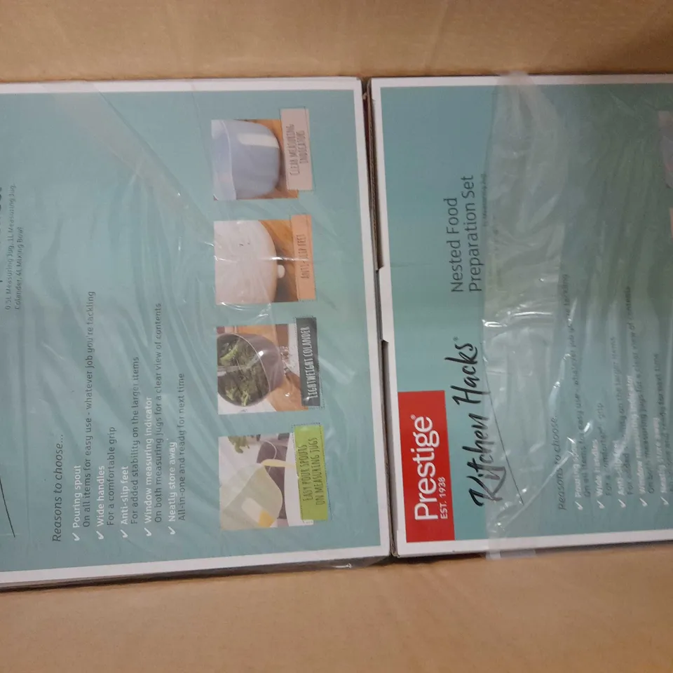 LOT OF 6 BRAND NEW PRESTIGE NESTED FOOD PREPARATION SETS RRP £240