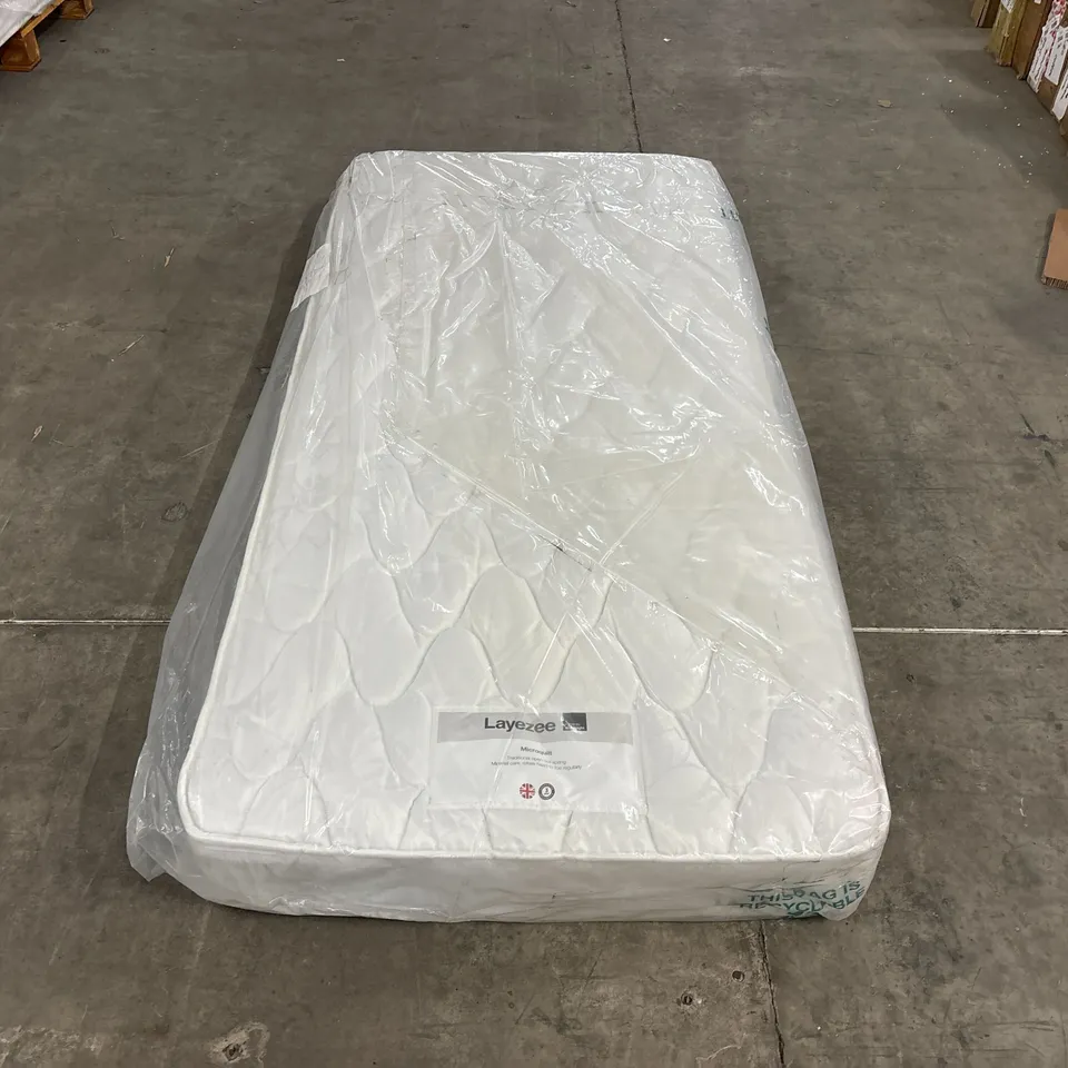 QUALITY BAGGED SILENTNIGHT LAYEZEE OPEN COIL MICROQUILT 90CM SINGLE MATTRESS
