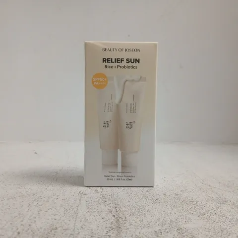 BEAUTY OF JOSEON RELIEF SUN RICE + PROBIOTICS SPF50+ PA++++ β BOXED