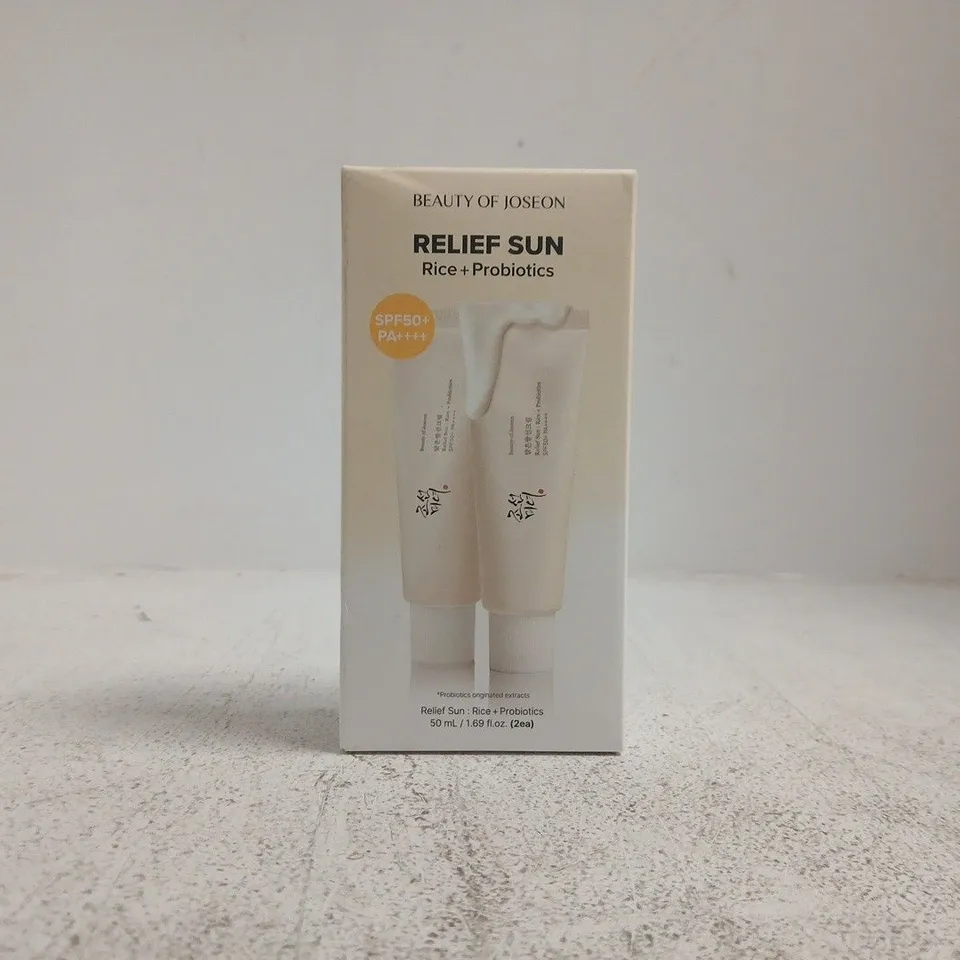 BEAUTY OF JOSEON RELIEF SUN RICE + PROBIOTICS SPF50+ PA++++ – BOXED