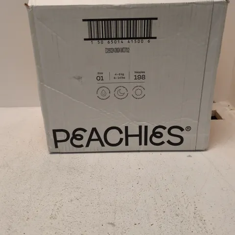 PEACHIES SIZE 01 BABY NAPPIES (4–6 KG)