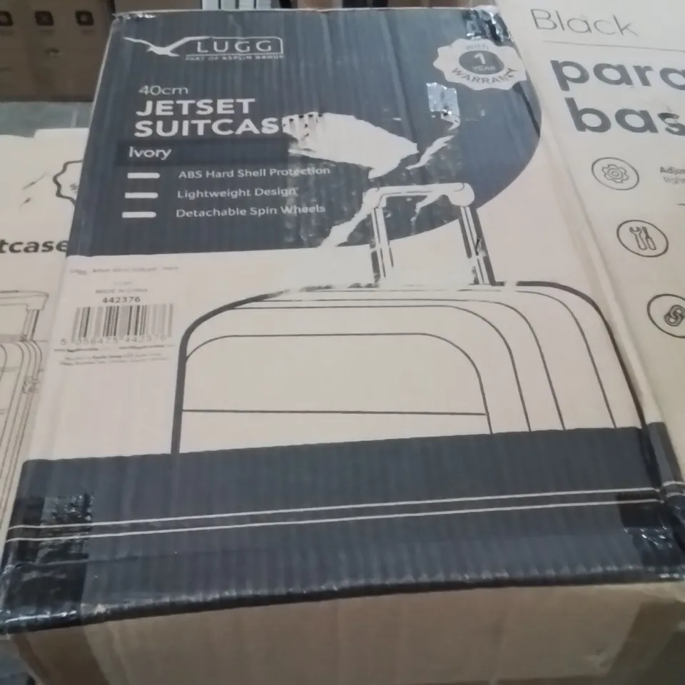 BOXED LUGG 40CM JETSET SUITCASE IVORY 