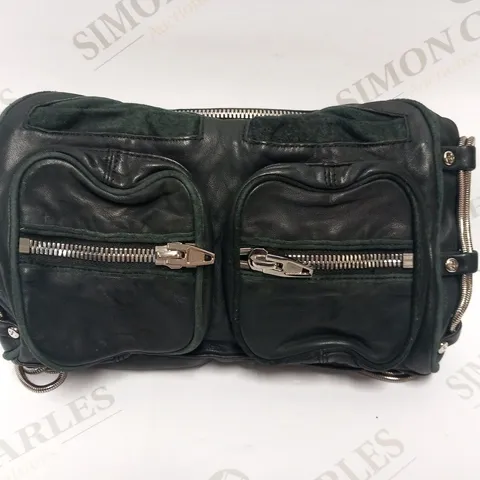 ALEXANDER WANG BLACK LEATHER BRENDA SMALL CHAIN BAG