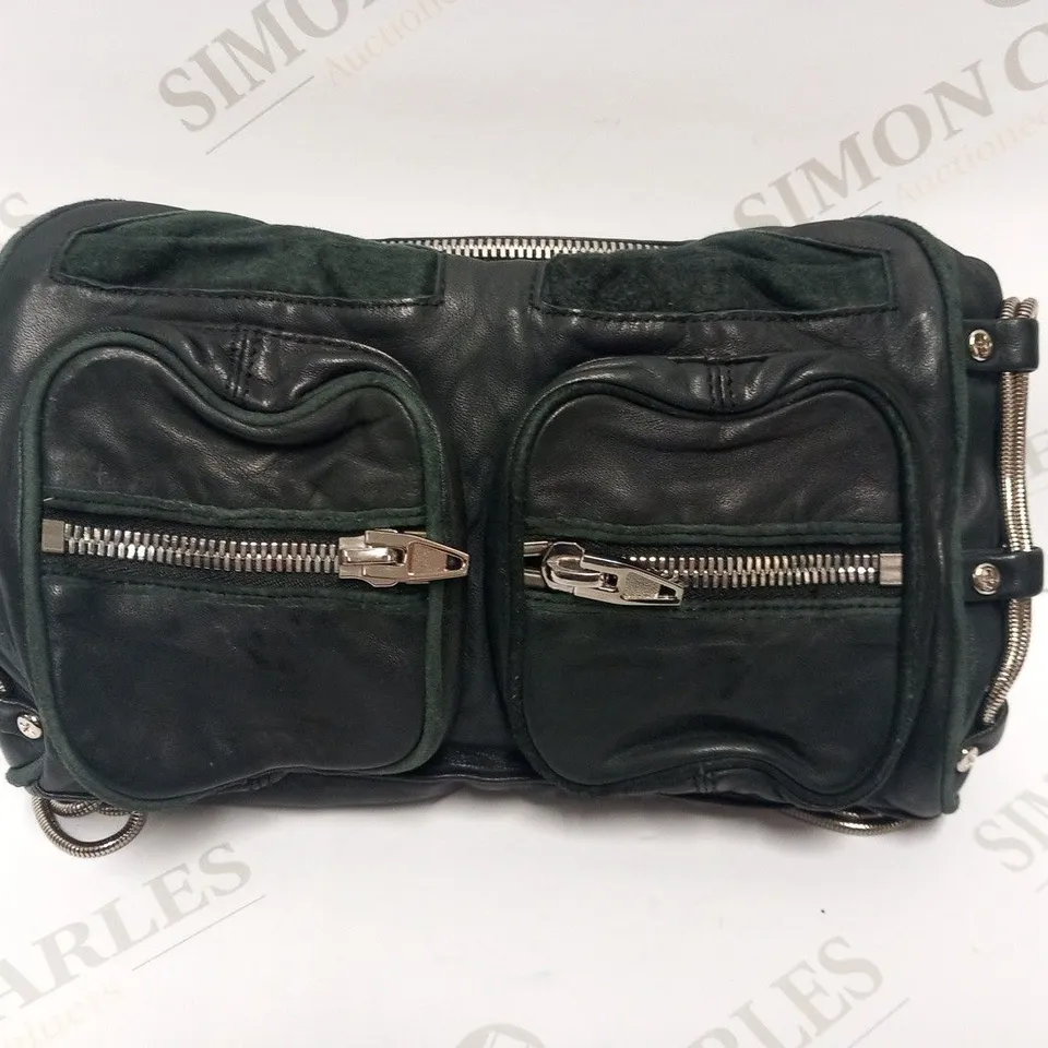 ALEXANDER WANG BLACK LEATHER BRENDA SMALL CHAIN BAG