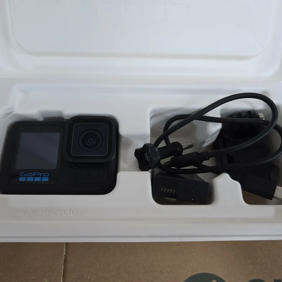 GOPRO 13 BLACK ACTION CAMERA WITH ACCESSORIES