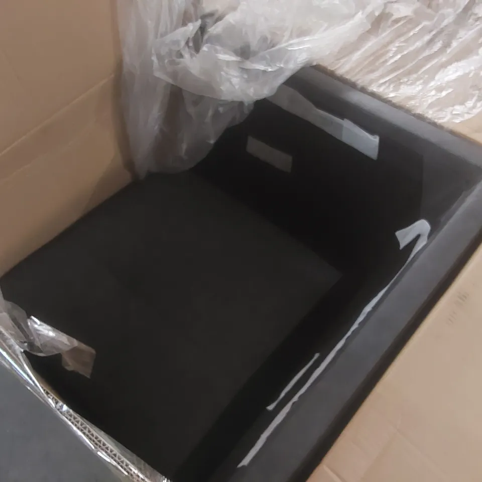 BOXED KANSAS VINTAGE GREY SOFA PART WITHOUT CUSHIONS