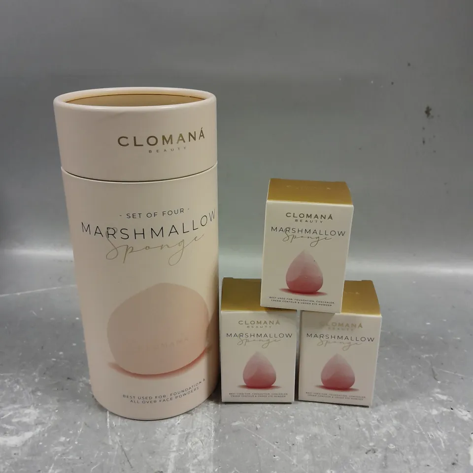 CLOMANA BEAUTY ASSORTED MARSHMALLOW SPONGES