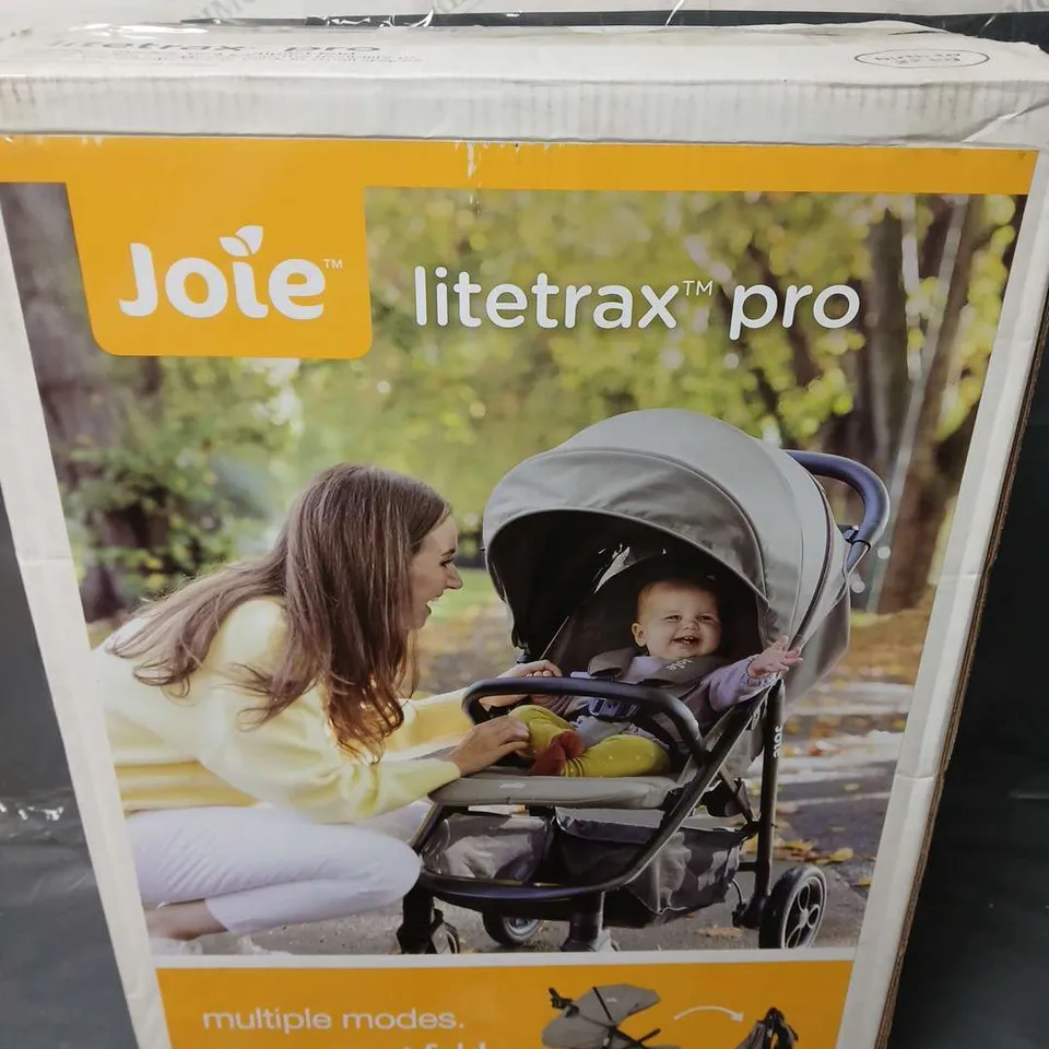 BOXED JOIE LITETRAX PRO - PUSHCHAIR - SHALE - COLLECTION ONLY