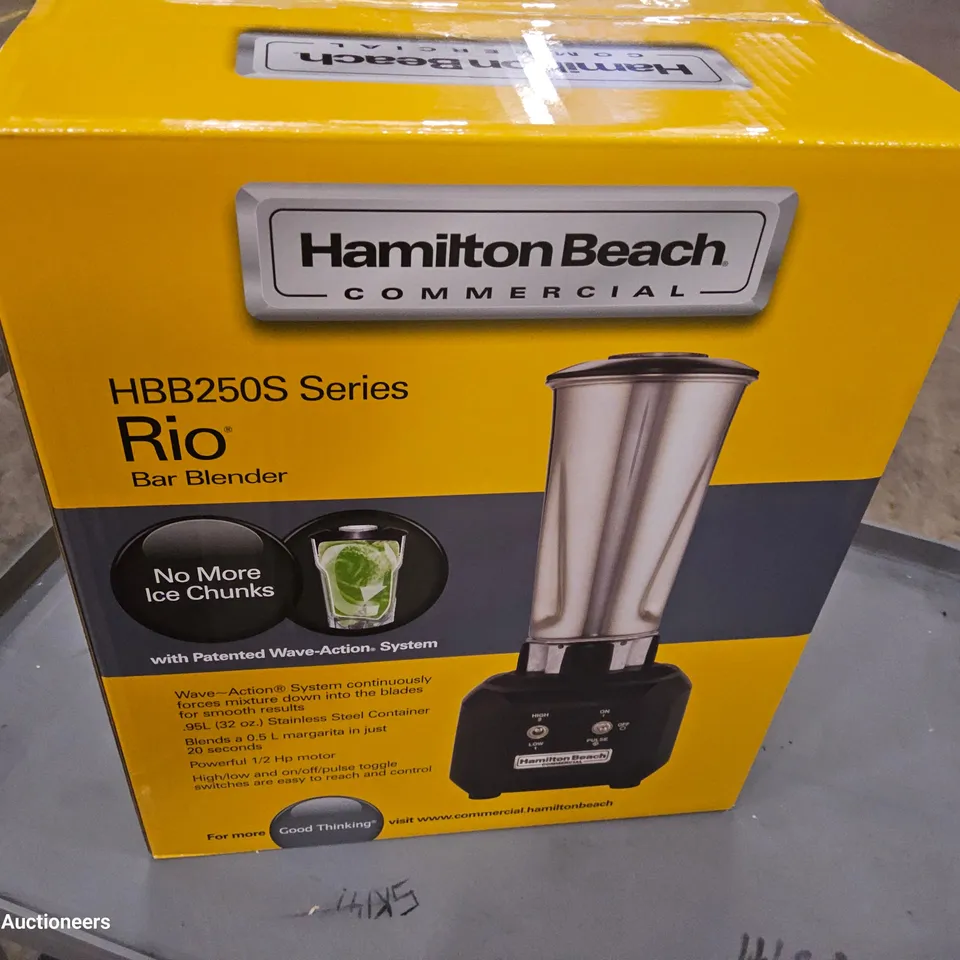 BOXED HAMILTON BEACH HBB250S RIO BAR BLENDER