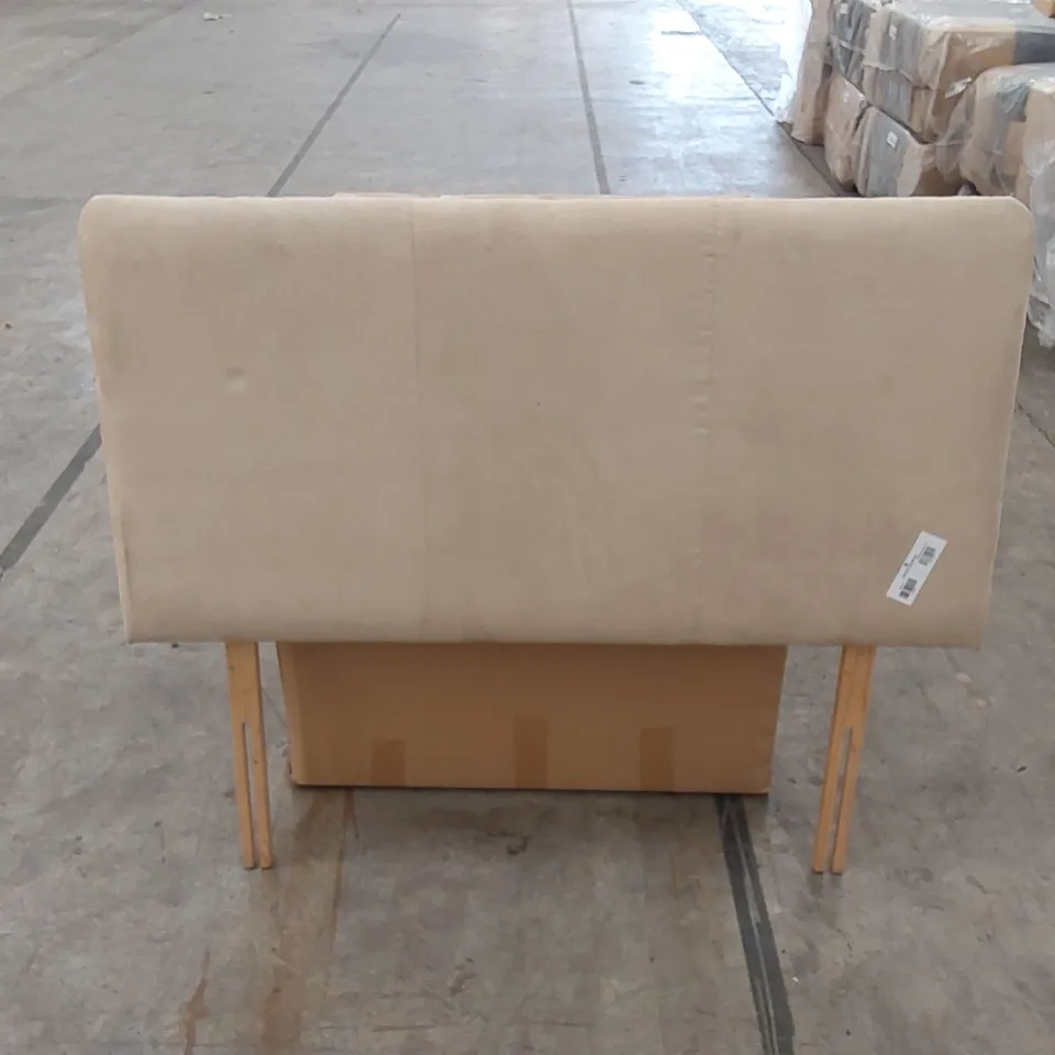 DESIGNER 120cm SMALL DOUBLE SIZE FABRIC UPHOLSTERED HEADBOARD