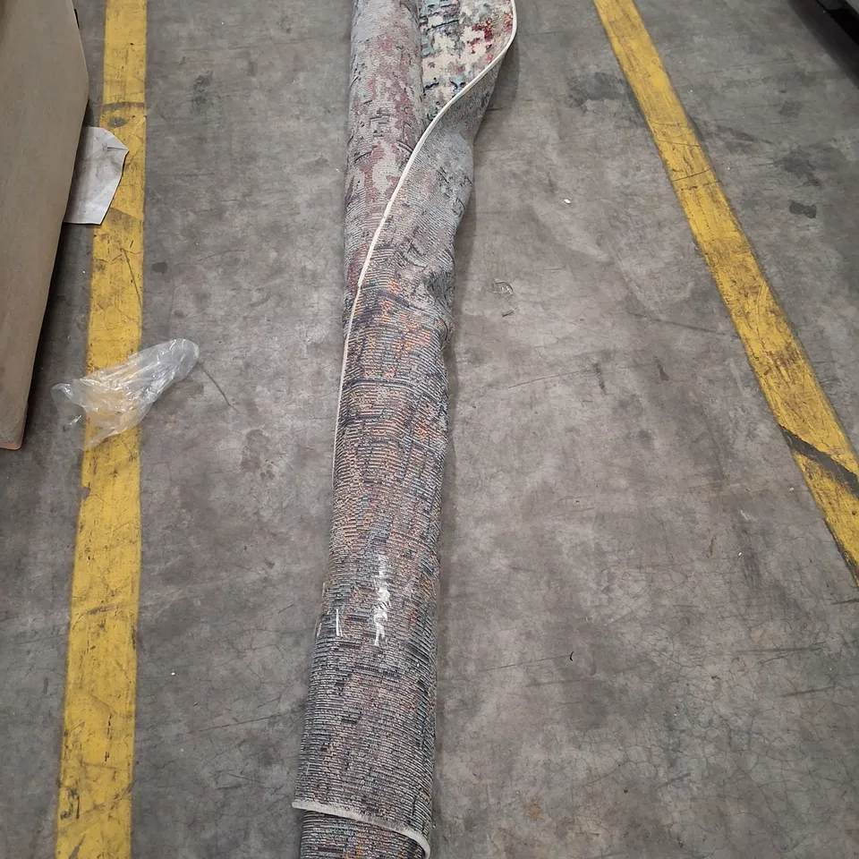 MULTI PATTERNED FLOOR RUG - APPROXIMATELY 225CM X UNSPECIFIED 