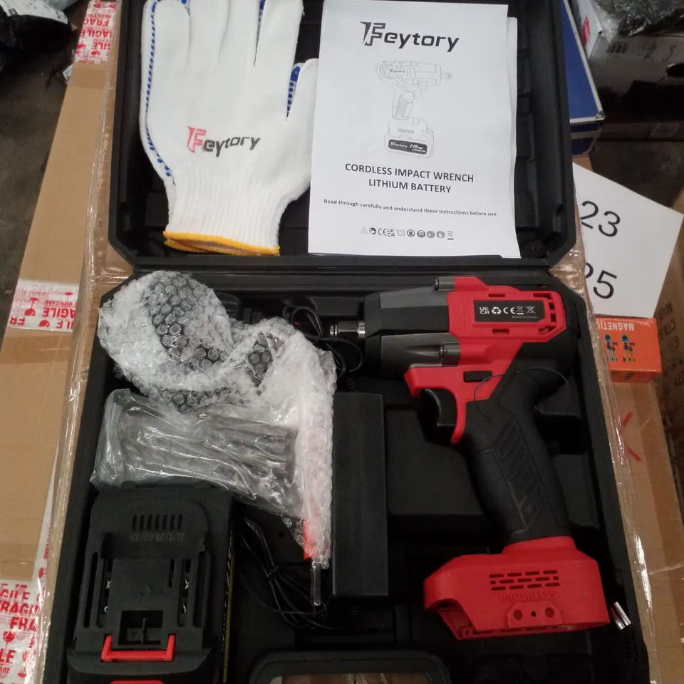 BOXED FEYTORY CORDLESS IMPACT WRENCH  