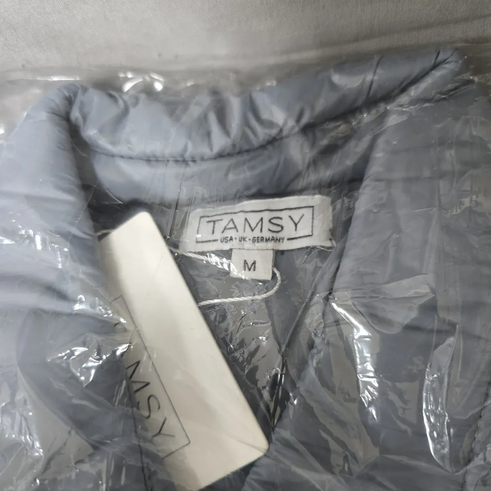 TAMSY GREY PADDED COAT MEDIUM, BAGGED