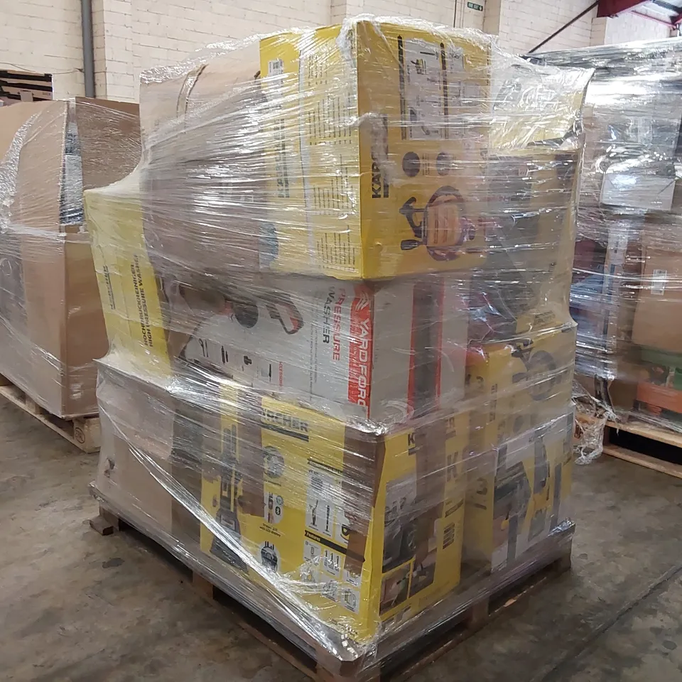 PALLET OF APPROXIMATELY 18 UNPROCESSED RAW RETURN HOUSEHOLD AND ELECTRICAL GOODS TO INCLUDE;