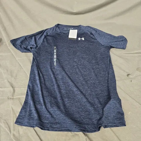 UNDER ARMOUR YOUTH TECH 2.0 SHORT SLEEVE TEE IN NAVY SIZE XL